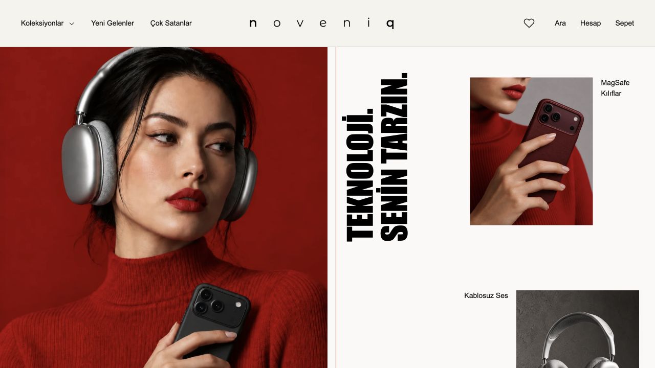 Noveniq homepage screenshot