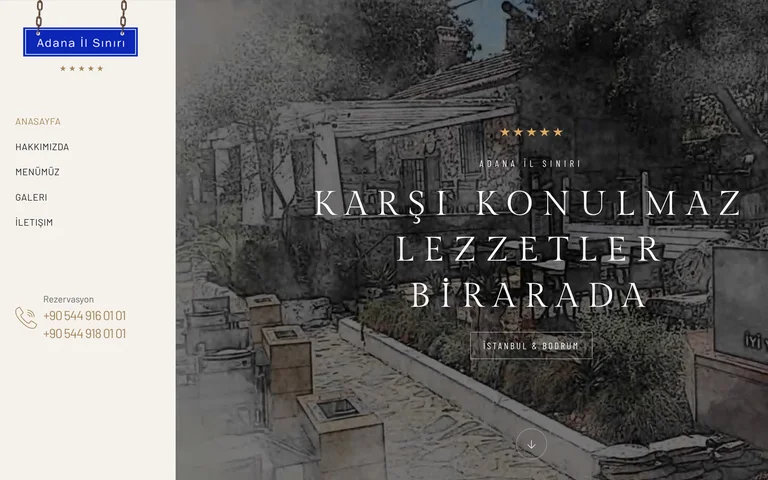 Adana İl Sınırı web sitesi ekran görüntüsü