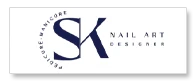 SK Nail Art Designer logo